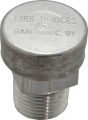 LDI Industries - 3/8 Thread, Aluminum, Protected Vent - 1-1/4" High, 1" Hex Flats Diam - Apex Tool & Supply