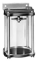 LDI Industries - 5-1/2" Diam, 1/4 x 1/2 Thread, Central Lubrication System Grease Reservoir - Apex Tool & Supply