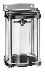 LDI Industries - 5-1/2" Diam, 1/4 x 1/2 Thread, Central Lubrication System Grease Reservoir - Apex Tool & Supply