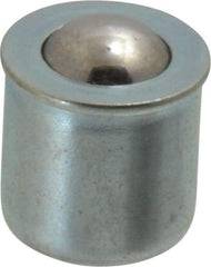 Gits - Steel, Zinc Plated, Plain Drive One Piece, Ball Valve Oil Hole Cover - 0378-0.380" Drive Diam, 3/8" Drive-In Hole Diam, 3/8" Drive Length, 15/32" Overall Height - Apex Tool & Supply