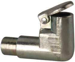 Gits - Die Cast Zinc, Zinc Plated, Plain Drive One Piece, Elbow Oil Hole Cover - 0.253-0.255" Drive Diam, 1/4" Drive-In Hole Diam, 1/4" Drive Length, 11/16" Overall Height - Apex Tool & Supply