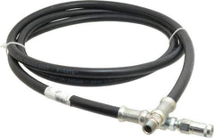 Alemite - 10' Long, Grease Gun Hose & Coupler Assembly - Apex Tool & Supply