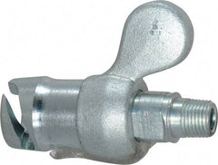 Alemite - 10,000 Operating psi, 1/8 Thread, Grease Gun Coupler - NPTF (M) Thread - Apex Tool & Supply