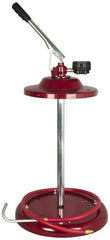 Alemite - Oil Lubrication 0.38 Strokes/oz Flow Steel, Aluminum & Stainless Steel Lever Hand Pump - For 120 Lb & 16 Gal Container - Apex Tool & Supply