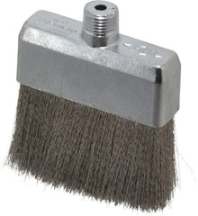 Trico - 2" Width/Diam, NPT Thread Oil Reservoir Lubrication Brushes - 160°F, 2-5/16" Length Under Mounting Thread, Straight Shank - Apex Tool & Supply