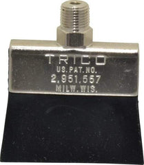 Trico - 2" Long Brush, 2" Width/Diam, NPT Thread Oil Reservoir Lubrication Brushes - 200°F, 2-5/16" Length Under Mounting Thread, Straight Shank - Apex Tool & Supply
