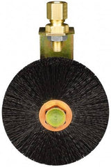 Trico - 3" Width/Diam, Oil Reservoir Lubrication Brushes - 400°F, Straight Shank - Apex Tool & Supply
