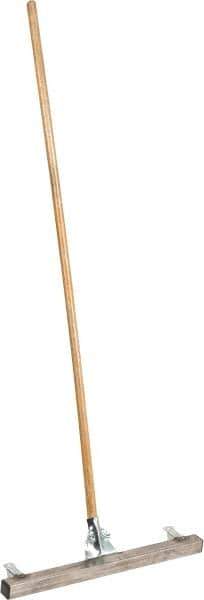 Mag-Mate - 18" Long Push Magnetic Sweeper with Wheels - 3/4" Wide x 3" High x 38" Long, 1-1/4" Wheel Diam, 3/4" Clearance - Apex Tool & Supply