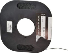M.K. MORSE - 1/4" x 100' x 0.025" Carbon Steel Band Saw Blade Coil Stock - 4 TPI, Toothed Edge, Skip Form, Raker Set, Flexible Back, Constant Pitch, - Apex Tool & Supply