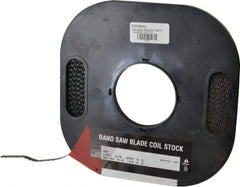 M.K. MORSE - 3/8" x 100' x 0.025" Carbon Steel Band Saw Blade Coil Stock - 4 TPI, Toothed Edge, Skip Form, Raker Set, Flexible Back, Constant Pitch, - Apex Tool & Supply