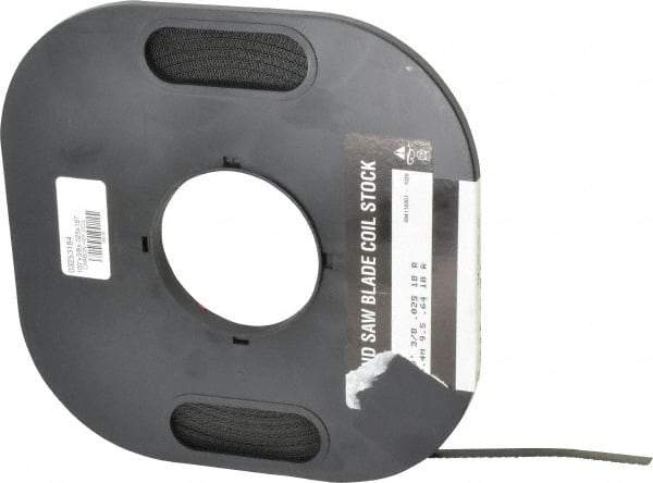 M.K. MORSE - 3/8" x 100' x 0.025" Carbon Steel Band Saw Blade Coil Stock - 18 TPI, Toothed Edge, Raker Set, Flexible Back, Constant Pitch, - Apex Tool & Supply