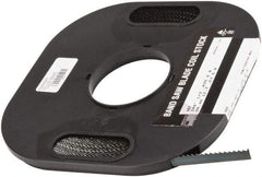 M.K. MORSE - 1/2" x 100' x 0.025" Carbon Steel Band Saw Blade Coil Stock - 6 TPI, Toothed Edge, Raker Set, Flexible Back, Constant Pitch, - Apex Tool & Supply