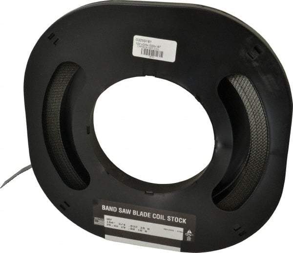 M.K. MORSE - 3/4" x 100' x 0.032" Carbon Steel Band Saw Blade Coil Stock - 18 TPI, Toothed Edge, Raker Set, Flexible Back, Constant Pitch, - Apex Tool & Supply