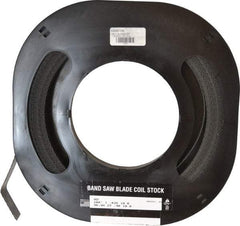 M.K. MORSE - 1" x 100' x 0.035" Carbon Steel Band Saw Blade Coil Stock - 10 TPI, Toothed Edge, Raker Set, Flexible Back, Constant Pitch, - Apex Tool & Supply
