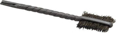 Osborn - 3/8" Diam Flat Steel Tube Brush - 0.008" Filament Diam, 9/16" Brush Length, 2-1/8" OAL, 3/32" Diam Shank - Apex Tool & Supply