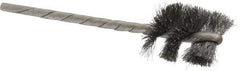 Osborn - 3/4" Diam Helical Steel Tube Brush - 0.005" Filament Diam, 1" Brush Length, 3-1/2" OAL, 1/8" Diam Shank - Apex Tool & Supply