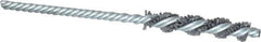 Osborn - 3/8" Diam Helical Nylon Tube Brush - 2" Brush Length, 5" OAL, 0.187" Diam Shank - Apex Tool & Supply