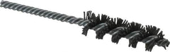 Osborn - 3/4" Diam Helical Nylon Tube Brush - 2-1/2" Brush Length, 5" OAL, 0.168" Diam Shank - Apex Tool & Supply