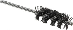 Osborn - 1" Diam Helical Nylon Tube Brush - 2-1/2" Brush Length, 5-1/2" OAL, 1/4" Diam Shank - Apex Tool & Supply