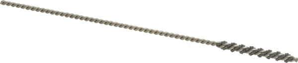 Osborn - 1/8" Diam Helical Nylon Tube Brush - 1" Brush Length, 4" OAL, 0.067" Diam Shank - Apex Tool & Supply