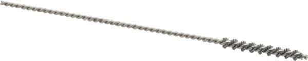 Osborn - 0.135" Diam Helical Nylon Tube Brush - 1" Brush Length, 4" OAL, 0.067" Diam Shank - Apex Tool & Supply