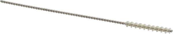 Osborn - 0.135" Diam Helical Nylon Tube Brush - 1" Brush Length, 4" OAL, 0.067" Diam Shank - Apex Tool & Supply