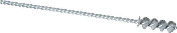 Osborn - 0.325" Diam Helical Nylon Tube Brush - 1" Brush Length, 5" OAL, 0.119" Diam Shank - Apex Tool & Supply