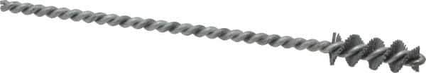 Osborn - 0.385" Diam Helical Nylon Tube Brush - 1" Brush Length, 5" OAL, 0.152" Diam Shank - Apex Tool & Supply