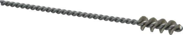 Osborn - 0.385" Diam Helical Nylon Tube Brush - 1" Brush Length, 5" OAL, 0.152" Diam Shank - Apex Tool & Supply