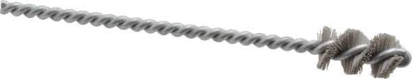 Osborn - 0.515" Diam Helical Nylon Tube Brush - 1" Brush Length, 5" OAL, 0.169" Diam Shank - Apex Tool & Supply