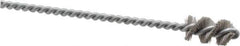 Osborn - 0.515" Diam Helical Nylon Tube Brush - 1" Brush Length, 5" OAL, 0.169" Diam Shank - Apex Tool & Supply