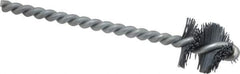 Osborn - 1.015" Diam Helical Nylon Tube Brush - 1" Brush Length, 5" OAL, 1/4" Diam Shank - Apex Tool & Supply