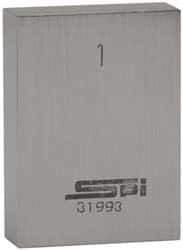 SPI - 0.146" Rectangular Steel Gage Block - Accuracy Grade AS-1, Includes NIST Traceability Certification - Apex Tool & Supply