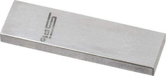 SPI - 0.1001" Rectangular Steel Gage Block - Accuracy Grade 0, Includes NIST Traceability Certification - Apex Tool & Supply