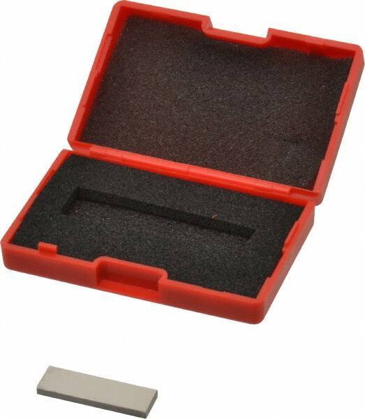 SPI - 0.1003" Rectangular Steel Gage Block - Accuracy Grade 0, Includes NIST Traceability Certification - Apex Tool & Supply