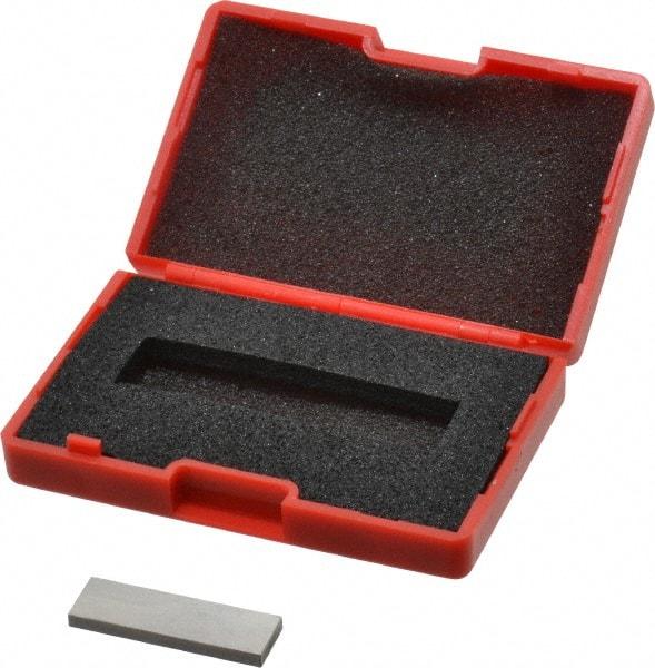 SPI - 0.1008" Rectangular Steel Gage Block - Accuracy Grade 0, Includes NIST Traceability Certification - Apex Tool & Supply