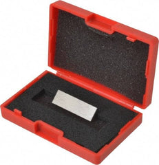 SPI - 0.1009" Rectangular Steel Gage Block - Accuracy Grade 0, Includes NIST Traceability Certification - Apex Tool & Supply