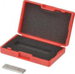 SPI - 0.103" Rectangular Steel Gage Block - Accuracy Grade 0, Includes NIST Traceability Certification - Apex Tool & Supply