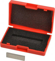 SPI - 0.104" Rectangular Steel Gage Block - Accuracy Grade 0, Includes NIST Traceability Certification - Apex Tool & Supply