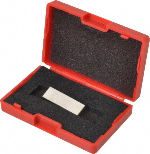 SPI - 0.106" Rectangular Steel Gage Block - Accuracy Grade 0, Includes NIST Traceability Certification - Apex Tool & Supply