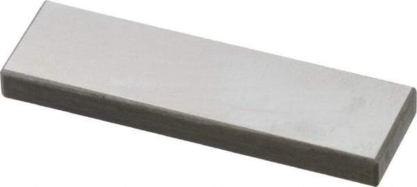 SPI - 0.109" Rectangular Steel Gage Block - Accuracy Grade 0, Includes NIST Traceability Certification - Apex Tool & Supply