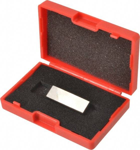 SPI - 0.116" Rectangular Steel Gage Block - Accuracy Grade 0, Includes NIST Traceability Certification - Apex Tool & Supply