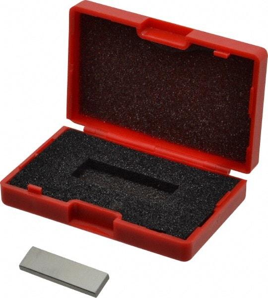 SPI - 0.118" Rectangular Steel Gage Block - Accuracy Grade 0, Includes NIST Traceability Certification - Apex Tool & Supply