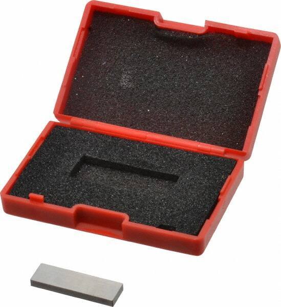 SPI - 0.119" Rectangular Steel Gage Block - Accuracy Grade 0, Includes NIST Traceability Certification - Apex Tool & Supply