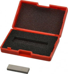 SPI - 0.136" Rectangular Steel Gage Block - Accuracy Grade 0, Includes NIST Traceability Certification - Apex Tool & Supply