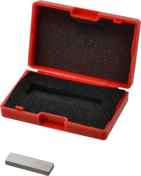 SPI - 0.141" Rectangular Steel Gage Block - Accuracy Grade 0, Includes NIST Traceability Certification - Apex Tool & Supply