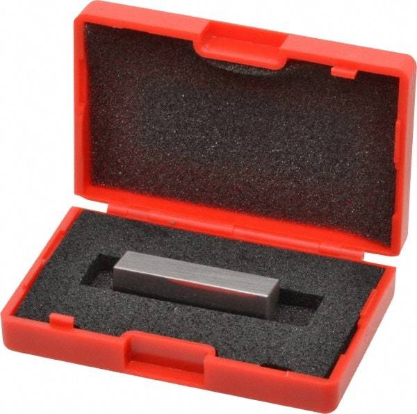 SPI - 0.35" Rectangular Steel Gage Block - Accuracy Grade 0, Includes NIST Traceability Certification - Apex Tool & Supply