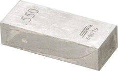 SPI - 0.55" Rectangular Steel Gage Block - Accuracy Grade 0, Includes NIST Traceability Certification - Apex Tool & Supply