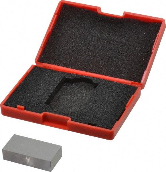 SPI - 0.7" Rectangular Steel Gage Block - Accuracy Grade 0, Includes NIST Traceability Certification - Apex Tool & Supply