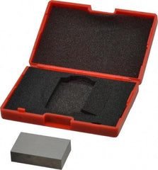 SPI - 0.85" Rectangular Steel Gage Block - Accuracy Grade 0, Includes NIST Traceability Certification - Apex Tool & Supply